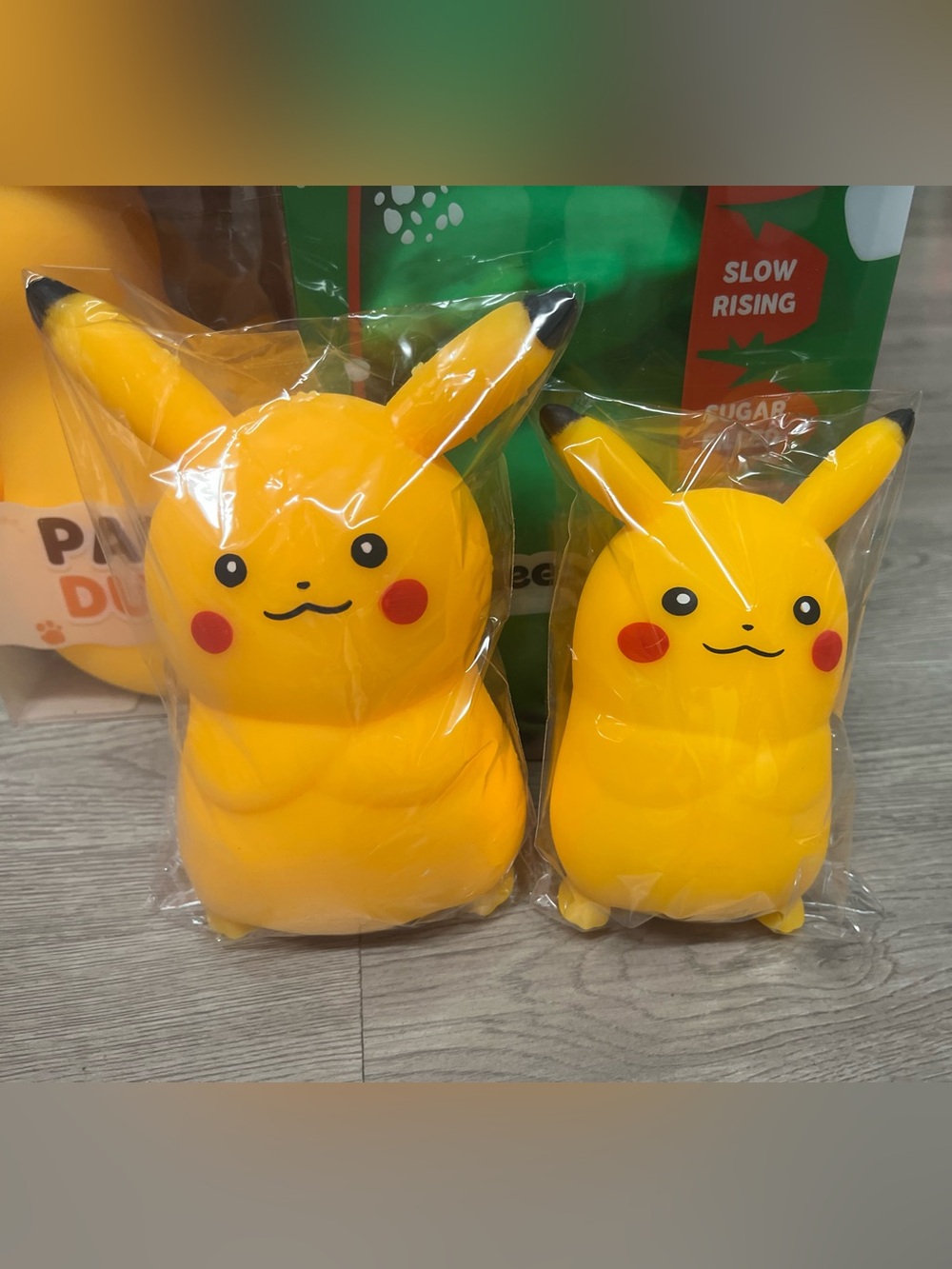 Yellow Pikachu-Style Slow Rising Squishy Toy - Kids Toy